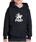 Mikina PBP KID Hood Logo BLK-L
